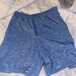 Lululemon Men’s navy pacebreaker shorts 7”
